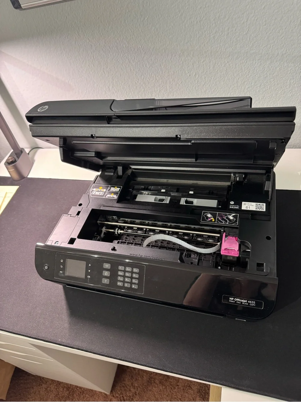 HP OfficeJet 4635 Wireless All-in-One Inkjet Printer Scanner Copier Fax Tested